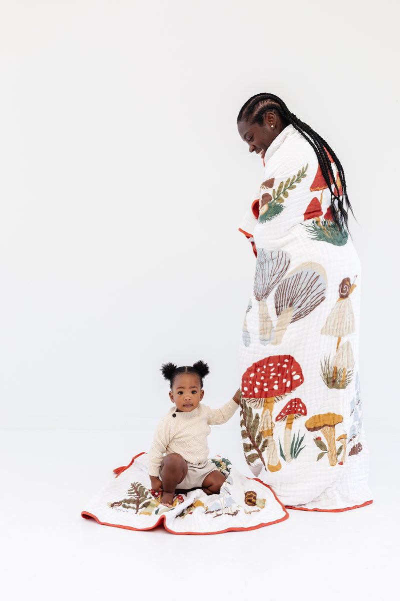 Mushroom Big and Little Bundle Clementine Kids