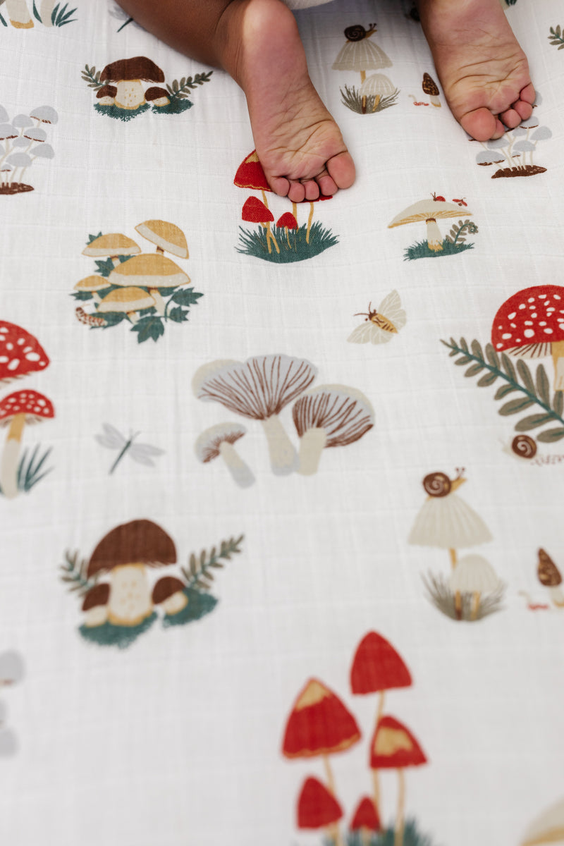 Mushroom Crib Sheet – Clementine Kids