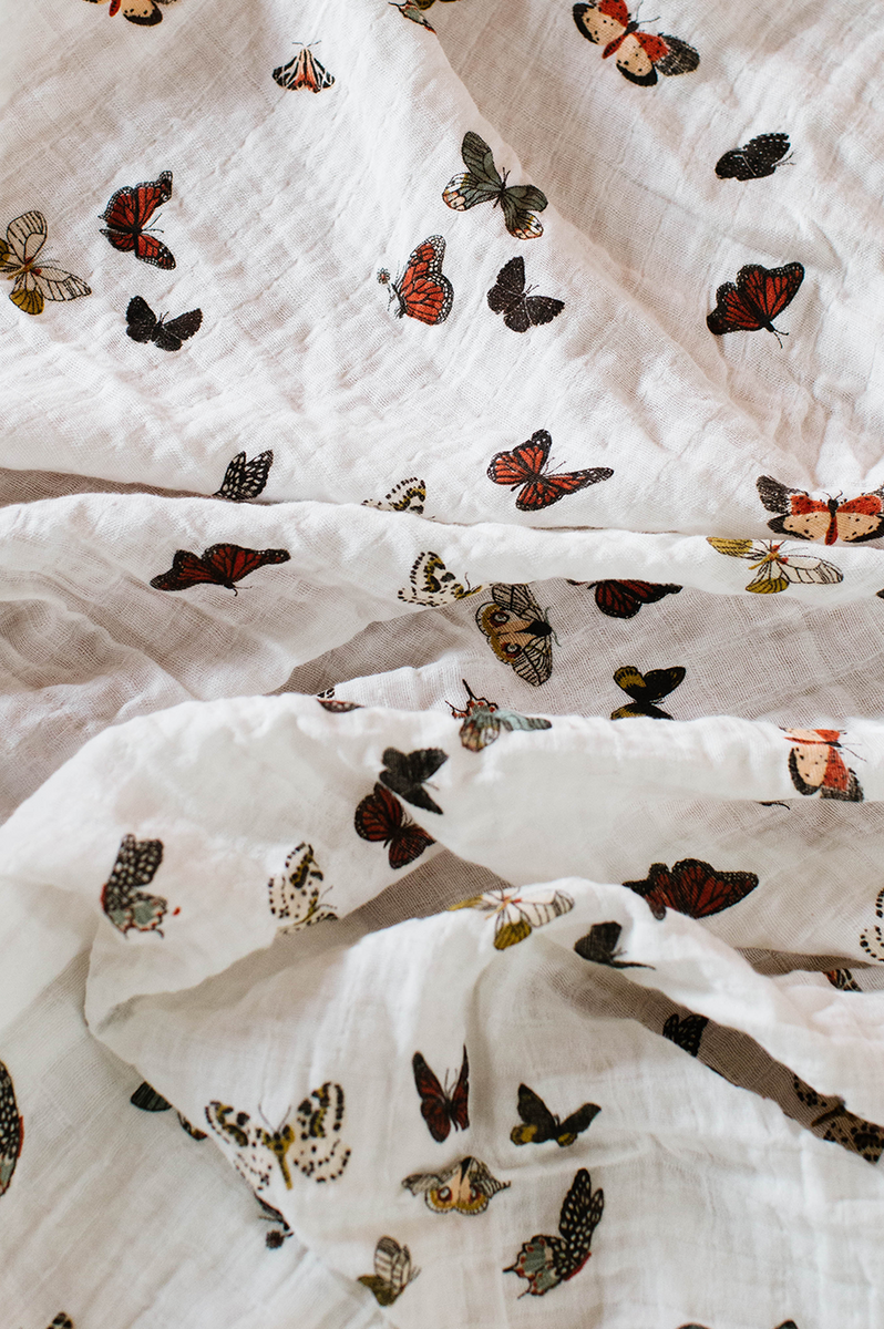 Butterfly Migration Swaddle – Clementine Kids