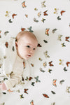 Butterfly Migration Crib Sheet