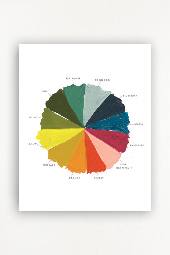 Color Wheel Poster Download  Color wheel, Art classroom, Leaf print art